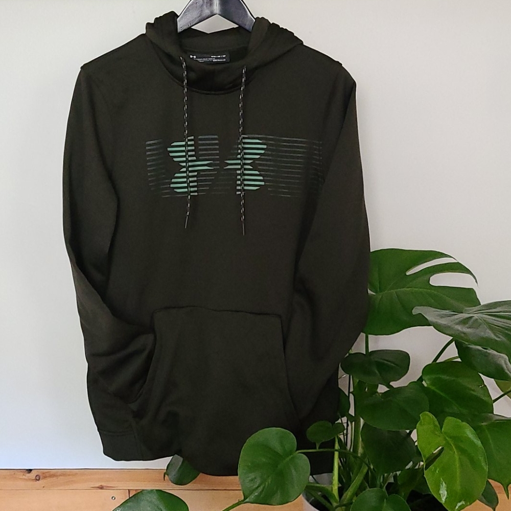 UA hoodie green pullover Under Armour